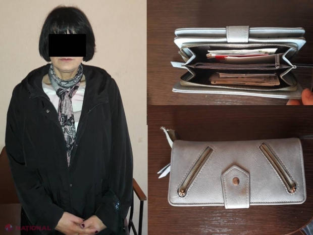 VIDEO // „Curăța” pasagerii microbuzelor din Chișinău de portmonee: O femeie de 52 de ani, prinsă în flagrant delict