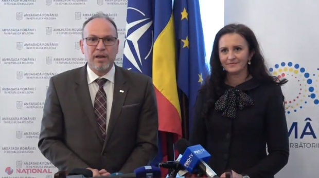VIDEO // Ministrul pentru Românii de Pretutindeni, Natalia Elena Intotero, la Chișinău: „Ne dorim să se materializeze cât mai multe PROIECTE care să vină în sprijinul conaționalilor de aici”