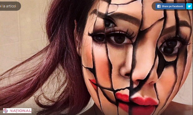 VIDEO // Make-up ARTISTA care a uimit lumea cu iluziile sale optice