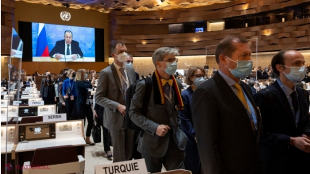 Zeci de diplomați au ieșit din sală în timpul discursului lui Serghei Lavrov, la o conferință ONU