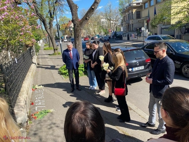 Studenții basarabeni de la București au comemorat, în capitala României, victimele protestelor din 7 aprilie 2009 de la Chișinău