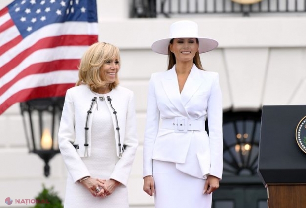 GALERIE FOTO // Brigitte Macron, despre Melania Trump: „Nu poate să facă nimic la Casa Albă”