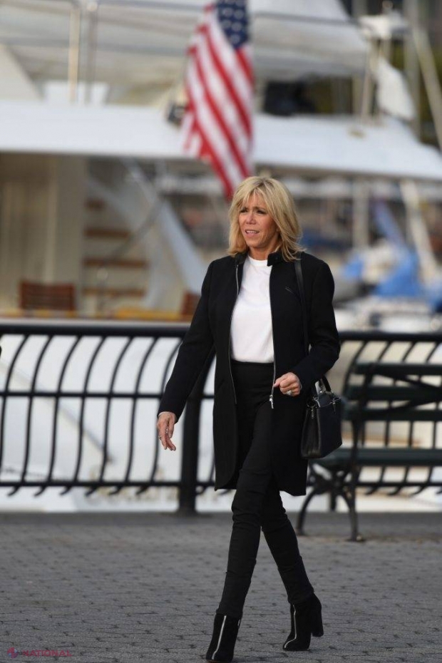FOTO // Ținuta cu care Brigitte Macron a făcut SENZAȚIE pe străzile din New York