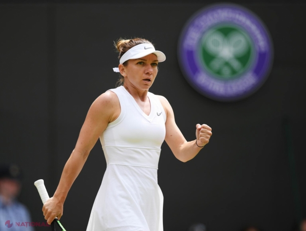 Simona Halep s-a calificat în SIMIFINALE la Wimbledon! Victorie clară după un start greoi în faţa lui Shuai Zhang