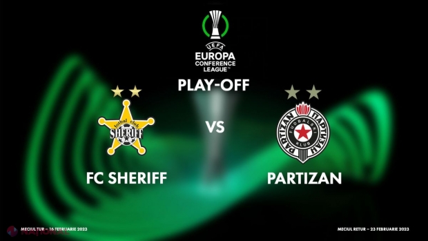 Meciul dintre FC Sheriff și Partizan Belgrad se va juca cu porțile ÎNCHISE, la recomandarea SIS. Echipa din Tiraspol va returna BANII celor care au procurat bilete
