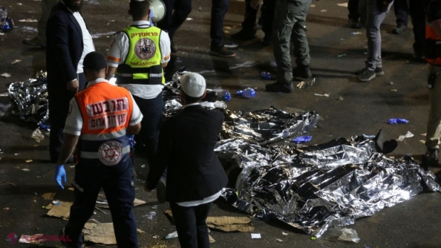Zeci de oameni au murit într-o busculadă la cel mai mare pelerinaj organizat în Israel de la începutul pandemiei