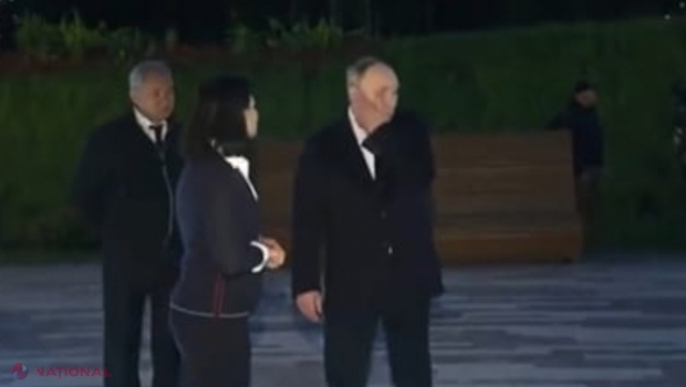 VIDEO // Vladimir Putin, incapabil să-și miște mâna dreaptă. Reacția liderului de la Kremlin când a fost atacat de țânțari