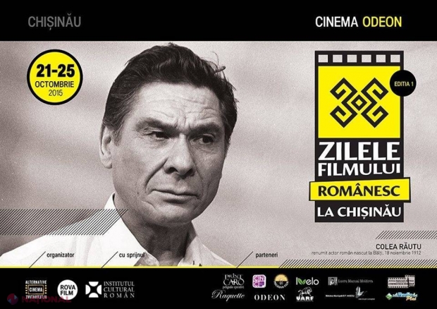 Pelicule românești de SUCCES vor fi aduse în cadrul unui eveniment INEDIT la Chișinău