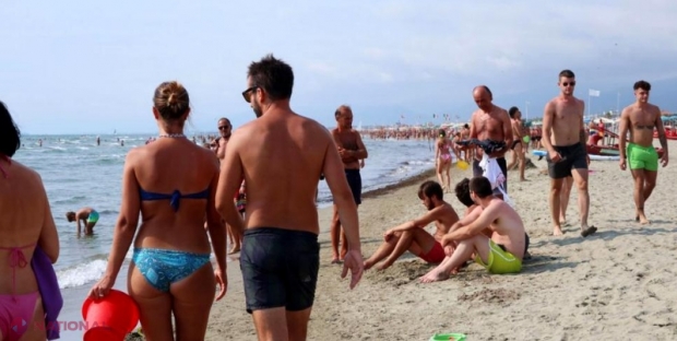 Turiştii de pe plajele din Italia, verificați dacă au temperatură cu ajutorul dronelor