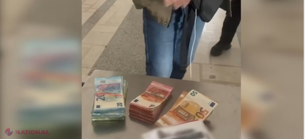 VIDEO // Aproape 70 000 de euro nedeclarați în vamă, ridicați de la trei pasageri sosiți din Cehia