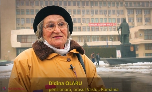 VIDEO // UNIREA înseamnă pensii mai MARI: Ce pensie primește Didina Olaru de la Vaslui 