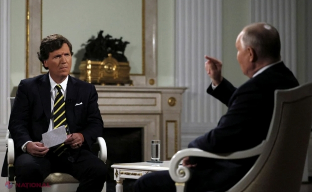 Zelenski l-a respins dur pe jurnalistul american Tucker Carlson, care s-a lăudat că va face un interviu cu el, după cel cu Vladimir Putin