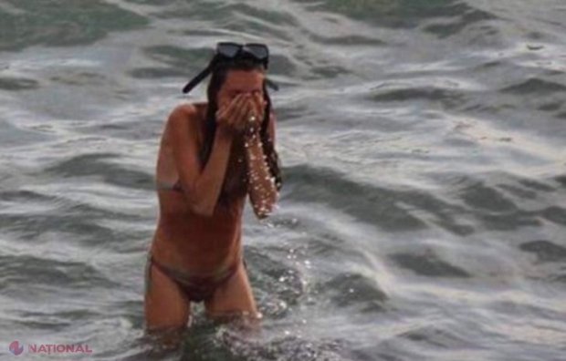 VIDEO // Incredibil! O rusoaică gravidă a intrat în mare să înoate, când a ieşit, născuse!