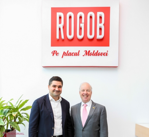 Ambasadorul SUA în R. Moldova, Kent D. Logsdon, în vizită la compania „ROGOB”. Subiectele abordate de fondatorul companiei și diplomatul american