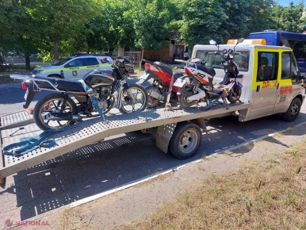 R. Moldova: Peste 130 de motociclete, duse de Poliție la parcări speciale timp de numai două zile