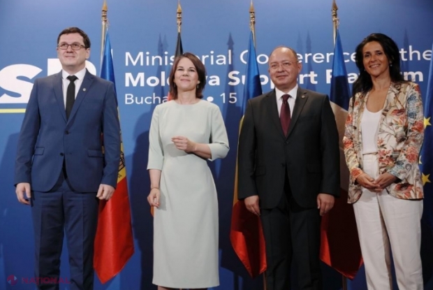 Maia Sandu, intervenție la conferința de la București: „R. Moldova are nevoie de susținerea partenerilor pentru consolidarea independenței energetice, asigurarea securității alimentare, consolidarea infrastructurii de transport și de securitate”