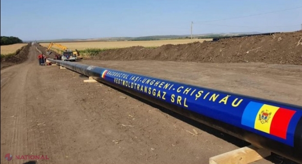 Oficial „Transgaz”: „Gazoductul Iași-Chișinău a fost pus în funcțiune pe 1 octombrie 2021 și poate asigura ÎNTREGUL necesar de consum de gaze al R. Moldova, cu excepția Transnistriei”