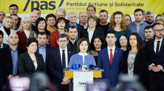 Partidul condus de Maia Sandu are ȘAPTE vicepreședinți noi: Cine este singurul prim-vicepreședinte al PAS
