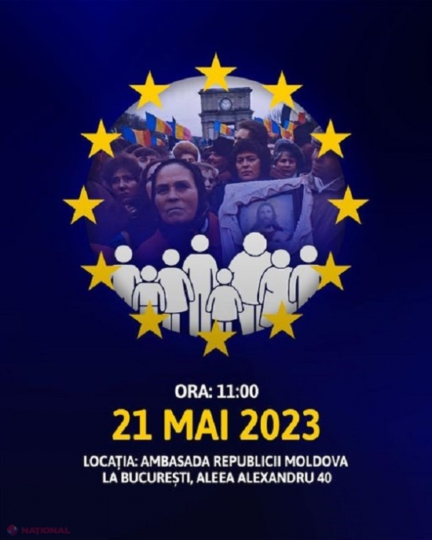 Adunarea „Moldova Europeană”, organizată și la București: „Republica Moldova și cetățenii acesteia își doresc să fie parte a familiei UE”