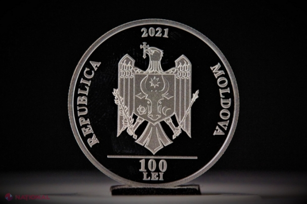 MONEDĂ cu valoarea nominală de 100 de lei, pusă în circulație în R. Moldova