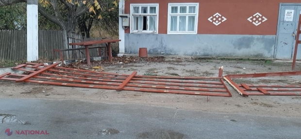 Sediul Blocului „ACUM” dintr-un sat al raionului Nisporeni, VANDALIZAT: „O altă ispravă contracandidatului așa-numit independent, fost comisar de Nisporeni în perioada guvernării plahotniuciste”