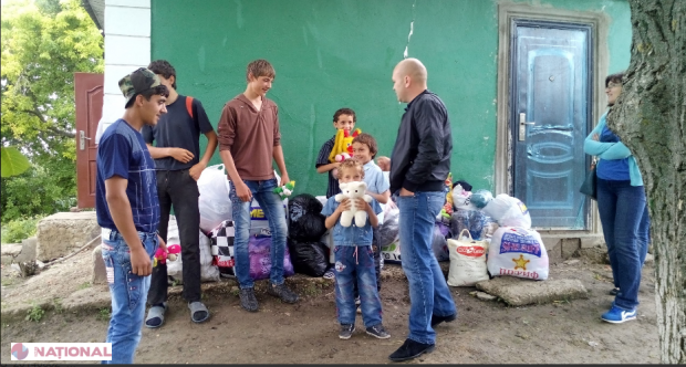 Daruri pentru familia cu 12 copii de la angajații penitenciarului Pruncul