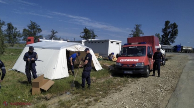 Activitatea platformelor de odihnă pentru șoferii de TIR-uri, instalate la punctele de trecere a frontierei Leușeni, Giurgiulești și Sculeni, SUSPENDATĂ
