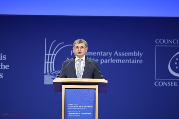 Președintele Parlamentului, Igor Grosu, discurs la Dublin: Deschiderea negocierilor de aderare la UE ar încuraja R. Moldova și ar fi „un semnal pentru Rusia” că acțiunile sale nu pot împiedica statele să decidă cu privire la dezvoltarea lor de viitor