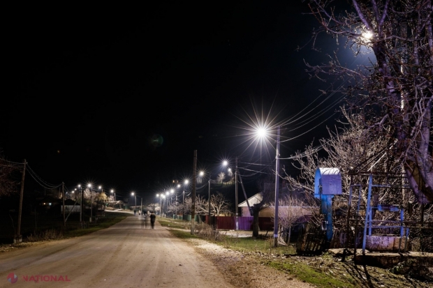 FOTO // Încă un proiect de iluminat public stradal a fost finalizat de echipa lui Ilan Șor în raionul Orhei