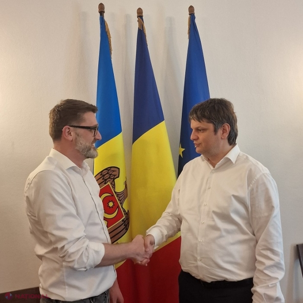Ambasadorul României, Cristian Leon-Țurcanu, și ministrul Andrei Spînu, discuții despre proiectele de infrastructură menite să asigure conexiuni mai bune între cele două maluri ale Prutului