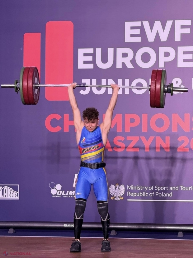 Zece medalii pentru Lotul Național de Haltere sub vârsta de 23 de ani, la campionatul european desfășurat în Polonia
