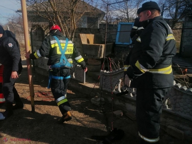 Rezina: Femeie salvată după ce a căzut într-o fântână adâncă de 13 metri
