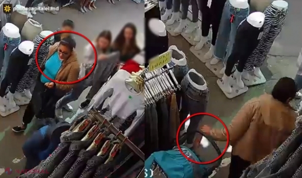 VIDEO // Recunoașteți femeia din imagini? Este căutată de Poliție, după de a sustras un pormoneu dintr-un cărucior