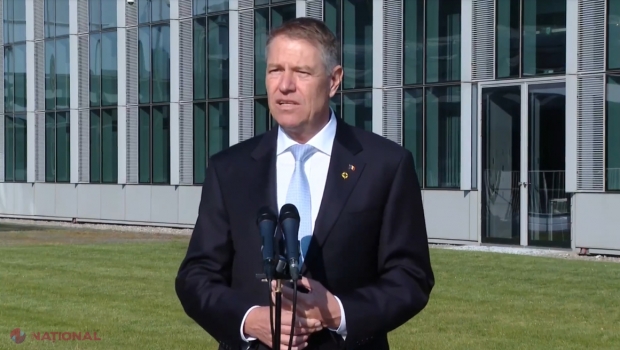VIDEO // Iohannis a pomenit de R. Moldova înaintea Summitului NATO. Președintele României susține că R. Moldova nu ar fi ȚINTA unui atac, dar are probleme mari: „R. Moldova e stat CAPTIV, deoarece primește energie doar din Rusia și Transnisnistria”