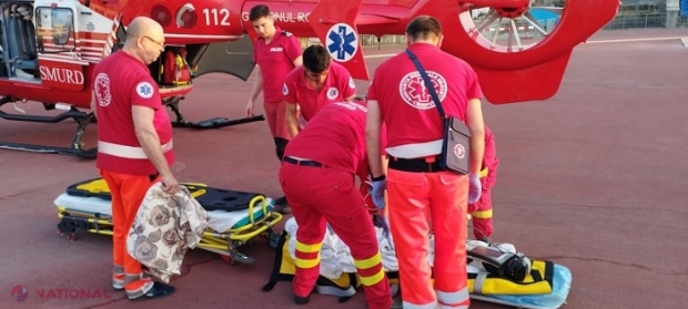 Fetiță de patru ani de la Vulcănești, în moarte clinică după ce s-a înecat cu o bomboană: A fost salvată de medici și adusă de urgență, cu un elicopter SMURD de la Galați, la Institutul Mamei și Copilului din Chișinău