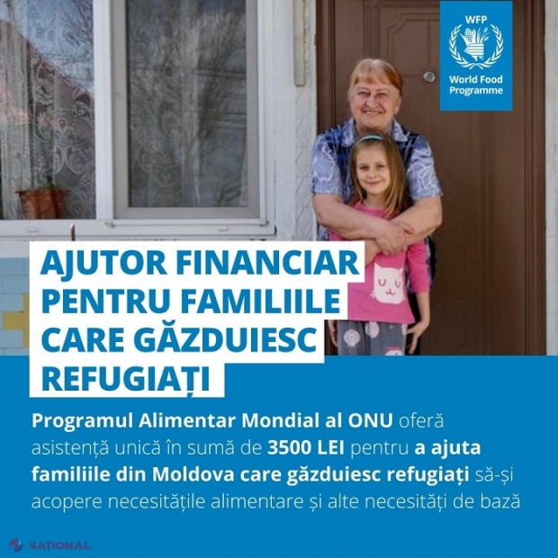 Familiile din R. Moldova care găzduiesc refugiați ucraineni pot primi câte 3 500 de lei: Doar două zile au mai rămas pentru a vă înregistra ca să beneficiați de ajutor
