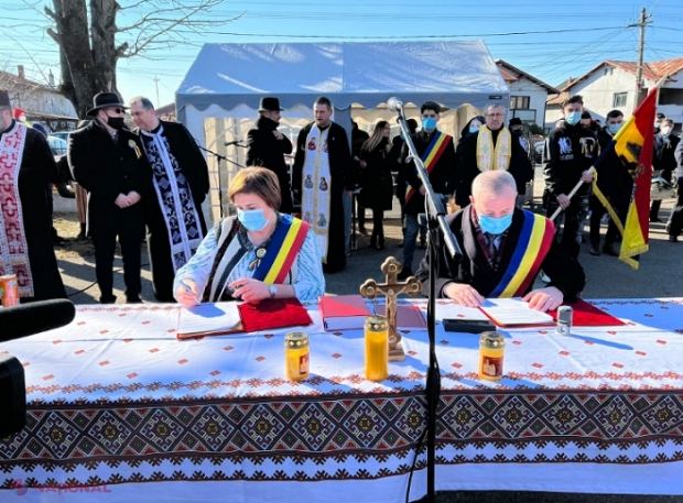 Acord de colaborare între comunele Ruseștii Noi din R. Moldova și Păulești din România: „Dacă va fi voință politică, așa cum a fost în anul1859, românii au șansa să-și întregească hotarele”