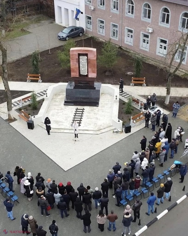 FOTO // Un monument dedicat memoriei jertfelor deportărilor regimului totalitar stalinist, inaugurat la Cahul, cu sprijinul municipiului Galați. Primarul Nicolae Dandiș: „Trebuie să ne cunoaștem istoria și să avem înțelepciunea să o înțelegem”