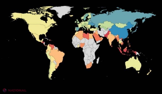 TOPUL celor mai LENEȘE țări din lume