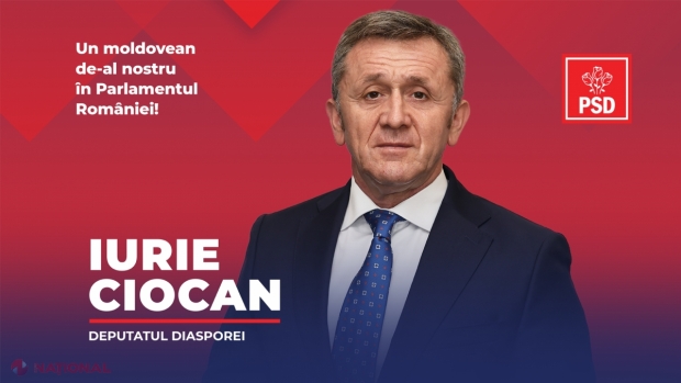 Iurie Ciocan, apel la MOBILIZARE pentru parlamentarele din România: „Românii din R. Moldova sunt prea mulți ca să n-aibă propria voce în Parlamentul de la București”
