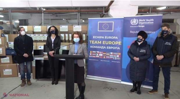 VIDEO // Lot important de laptopuri, computere și televizoare, cumpărate de OMS din banii UE pentru fortificarea sistemului medical din R. Moldova
