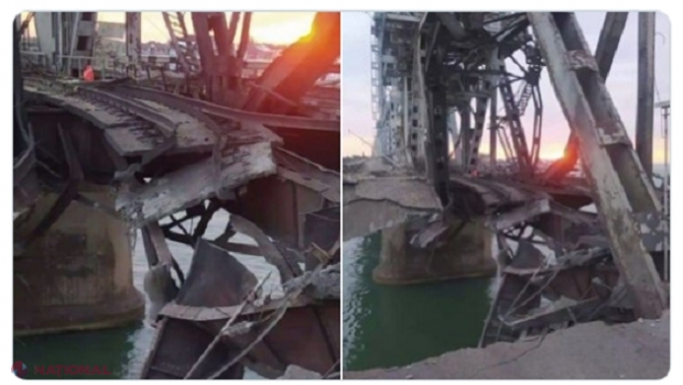 VIDEO // Armata rusă atacă podul care leagă Ucraina de România