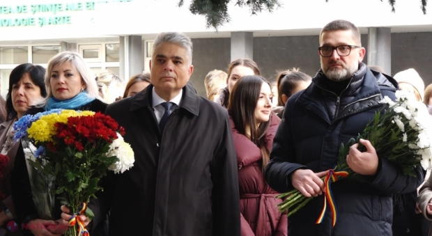 Ziua Națională a României, MARCATĂ la bustul Regelui Ferdinand I din Bălți, primul județ din Basarabia care a semnat UNIREA cu România. Ambasadorul Țurcanu: „Nu ar putea să existe un loc mai potrivit să sărbătorim împreună tot ceea ce ne leagă”