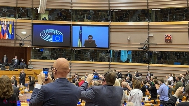 VIDEO // Zelenski, mesaj istoric în Parlamentul European: „Luptăm pentru supraviețuire. Luptăm pentru a fi membri egali ai Europei”