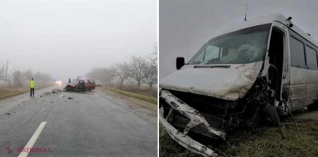 Un microbuz plin cu muncitori care mergeau la serviciu, accident în raionul Florești: Șase persoane au ajuns la spital