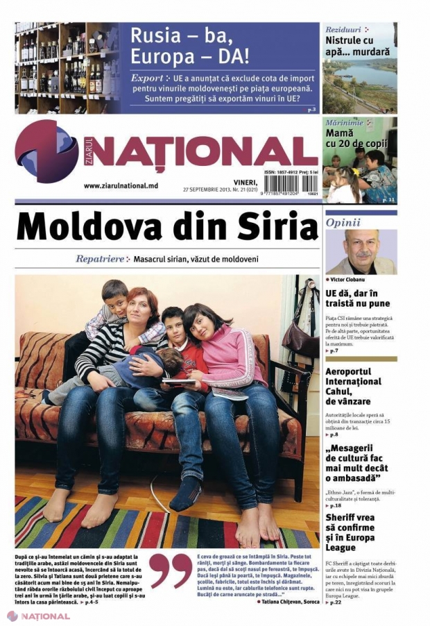 R. Moldova: Mamă cu 20 de copii!