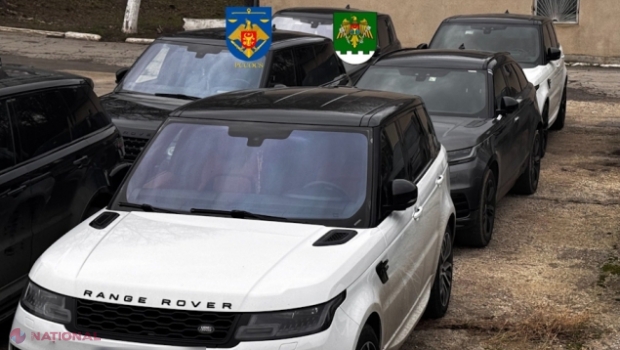 Dosarul mașinilor de lux, aduse din UE prin contrabandă în R. Moldova: Încă un „Land Rover”, „Range Rover” și un „Mercedes”, ridicate și cinci persoane cercetate penal, cu sprijinul Europol, al autorităților din Franța și Marea Britanie