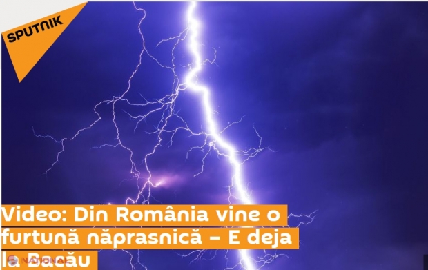 DEMAGOGIE // După ce a scris anterior că România ne „FURĂ” ploaia, KP recidivează, acompaniată de Sputnik: Deja România ar fi vinovată de furtunile care se abat asupra R. Moldova 