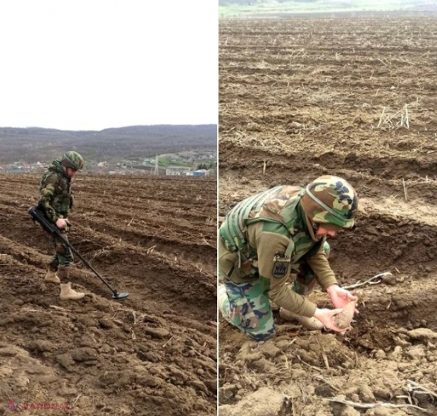 Bombă, descoperită la Leova, în timpul unor lucrări agricole