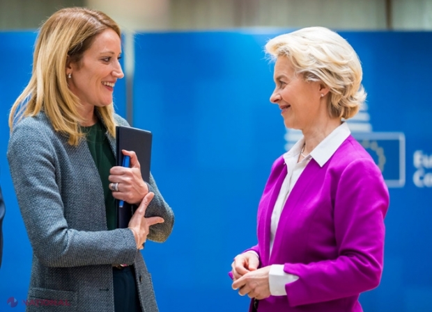 BRUXELLES // Ursula von der Leyen salută deschiderea negocierilor de aderare cu R. Moldova și Ucraina, iar Roberta Metsola vorbește despre „viitorul nostru comun”: „Cale plină de oportunități imense pentru R. Moldova și Ucraina”